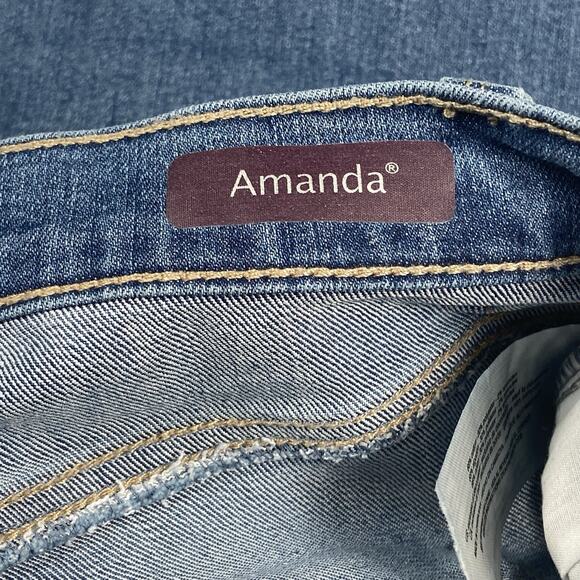 Gloria Vanderbilt Jeans Womens 8 Amanda Classic High Rise Straight Denim Pants - Picture 4 of 6